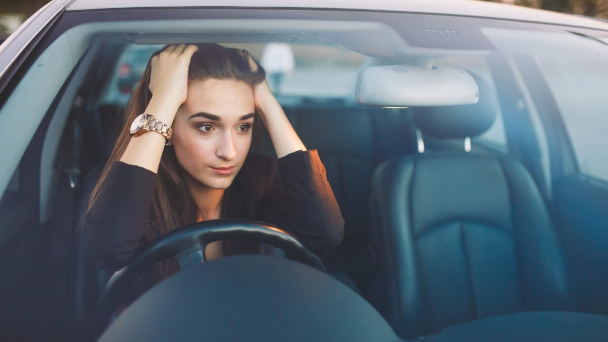 Woman thinking about her decision